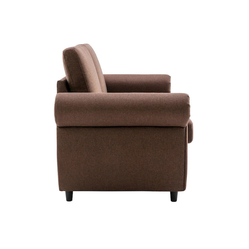 57,9-calowa rozkładana sofa z funkcją spania Twin z pianką z pamięcią kształtu i 2 portami USB