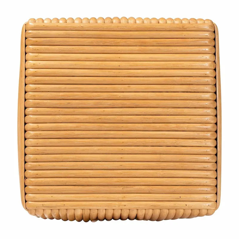 Podnóżek ratanowy Bohemian Light Honey