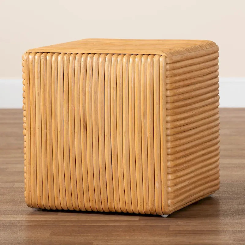 Podnóżek ratanowy Bohemian Light Honey