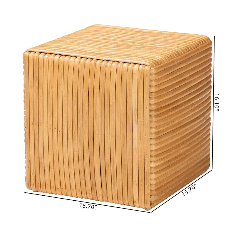 Podnóżek ratanowy Bohemian Light Honey